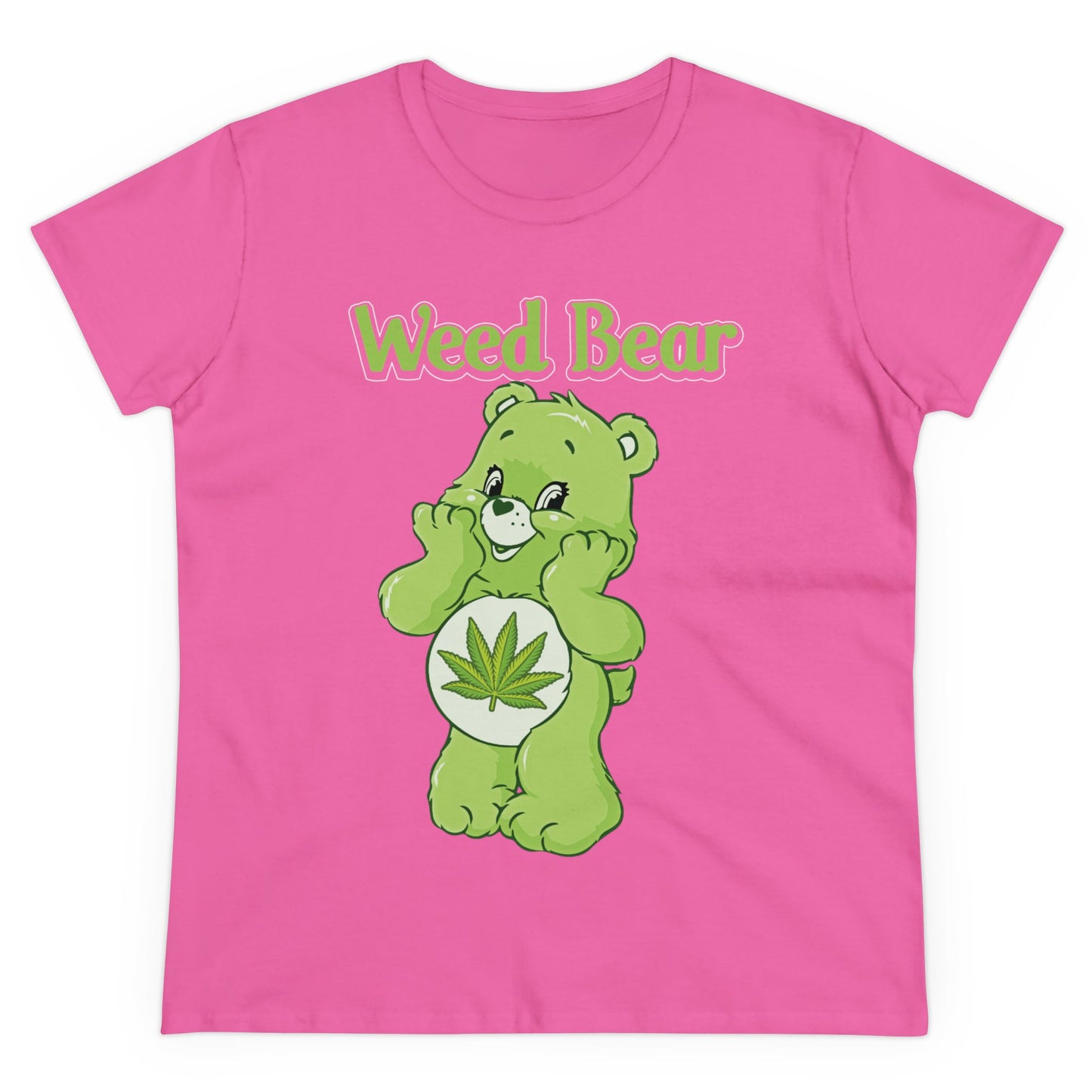 Weed Bear - Women's Midweight Cotton Tee