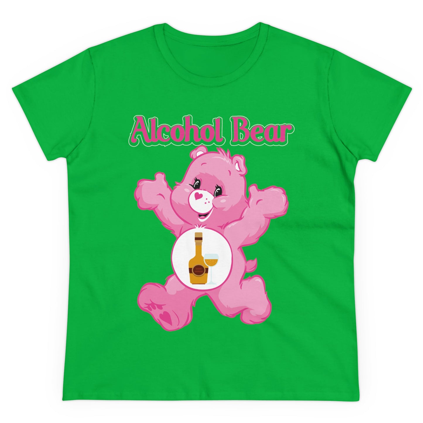 Alcohol Bear - Women's Midweight Cotton Tee