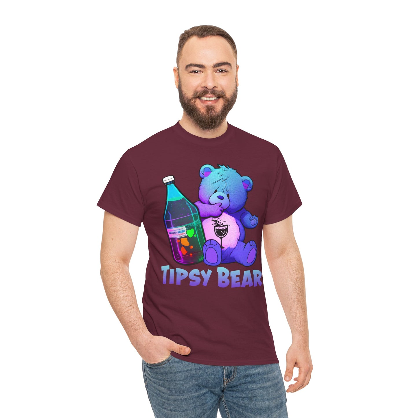 Tipsy Bear - Unisex Heavy Cotton Tee