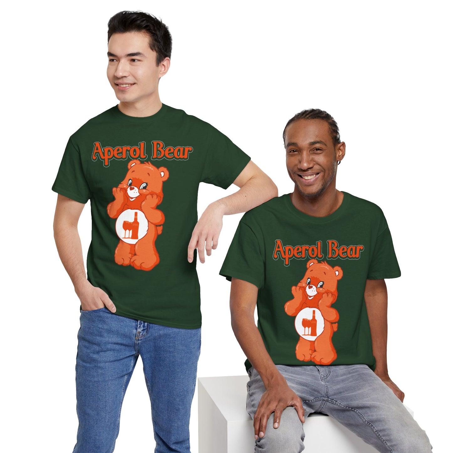 Aperol Bear - Unisex Heavy Cotton Tee