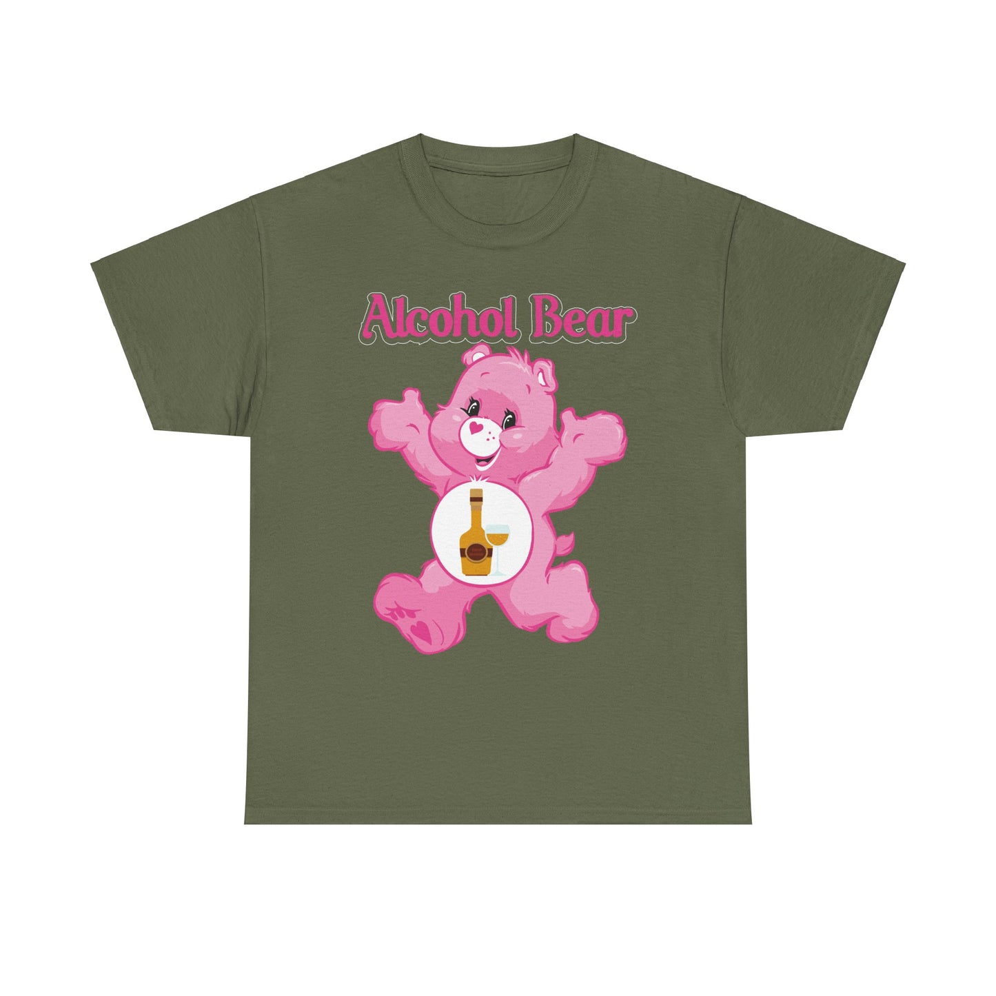 Alcohol Bear - Unisex Heavy Cotton Tee