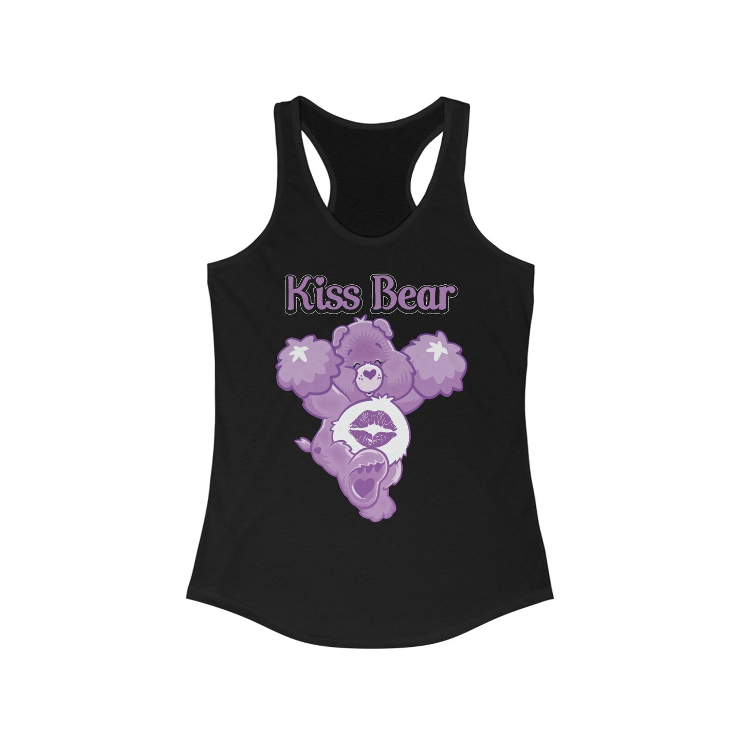 Kiss Bear - Women's Ideal Racerback Tank