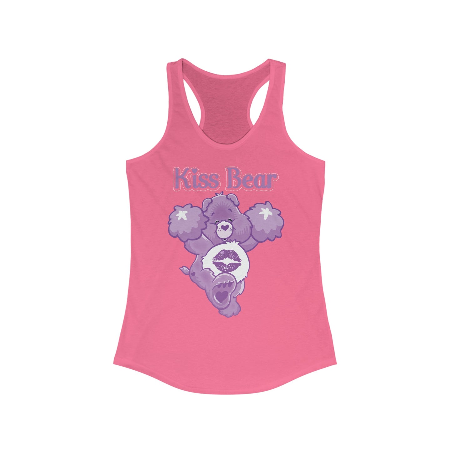 Kiss Bear - Women's Ideal Racerback Tank