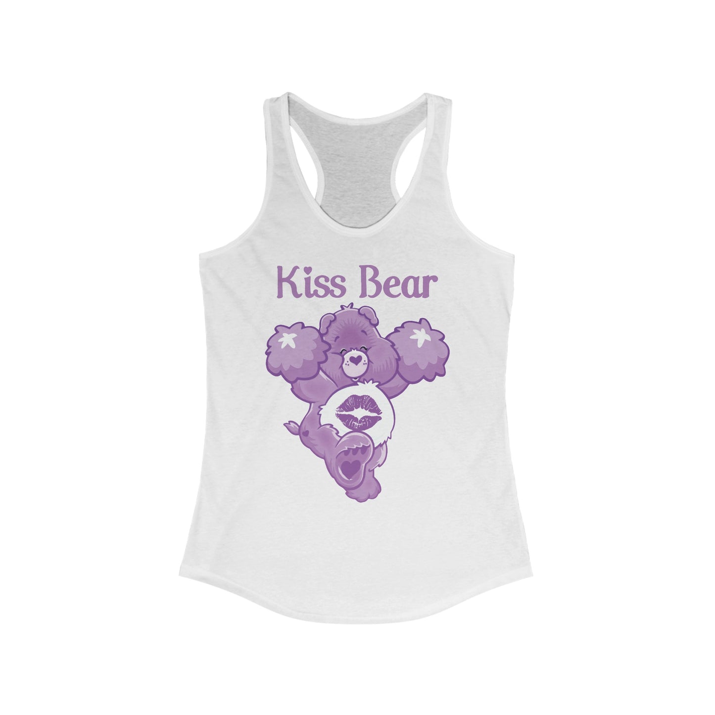 Kiss Bear - Women's Ideal Racerback Tank