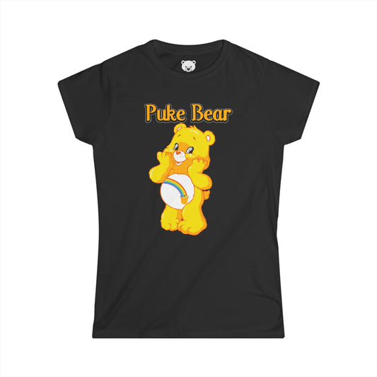 Puke Bear - Women's Softstyle Tee