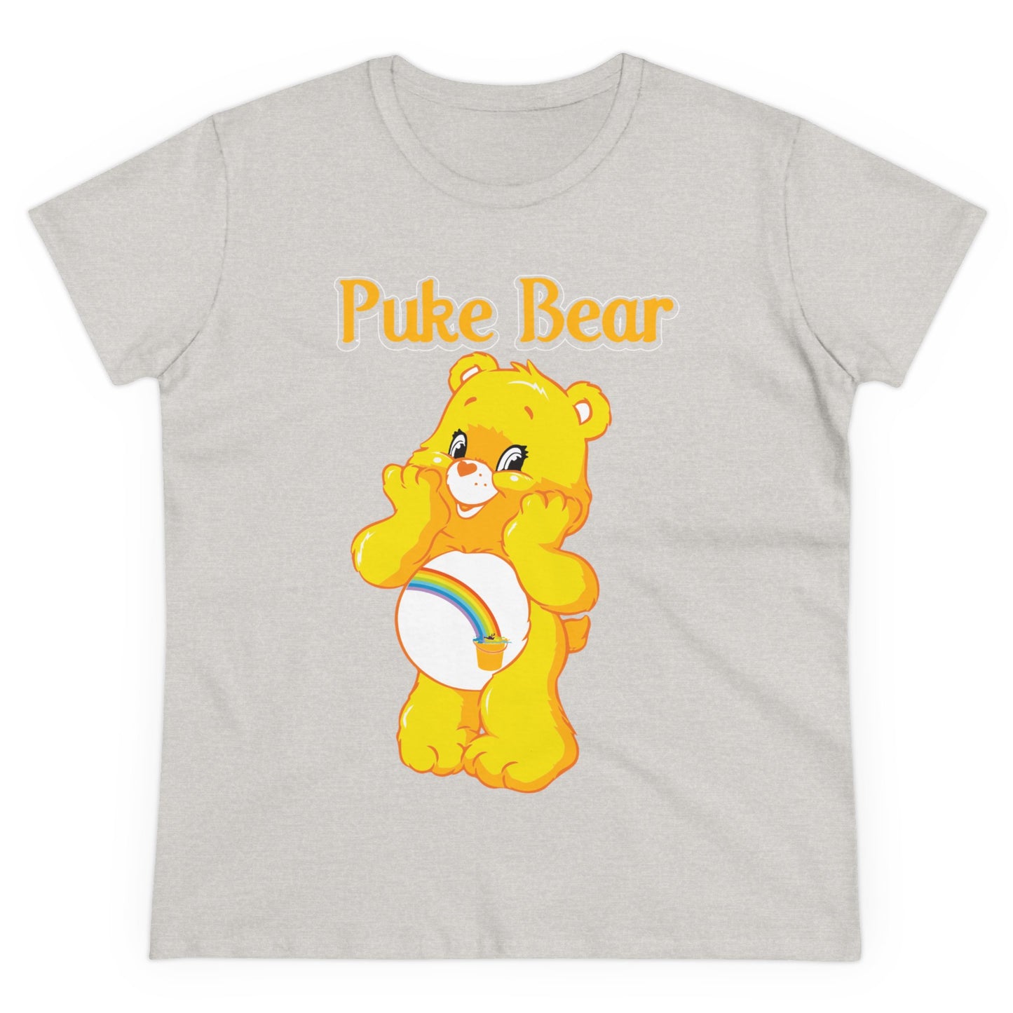 Puke Bear - Women's Midweight Cotton Tee