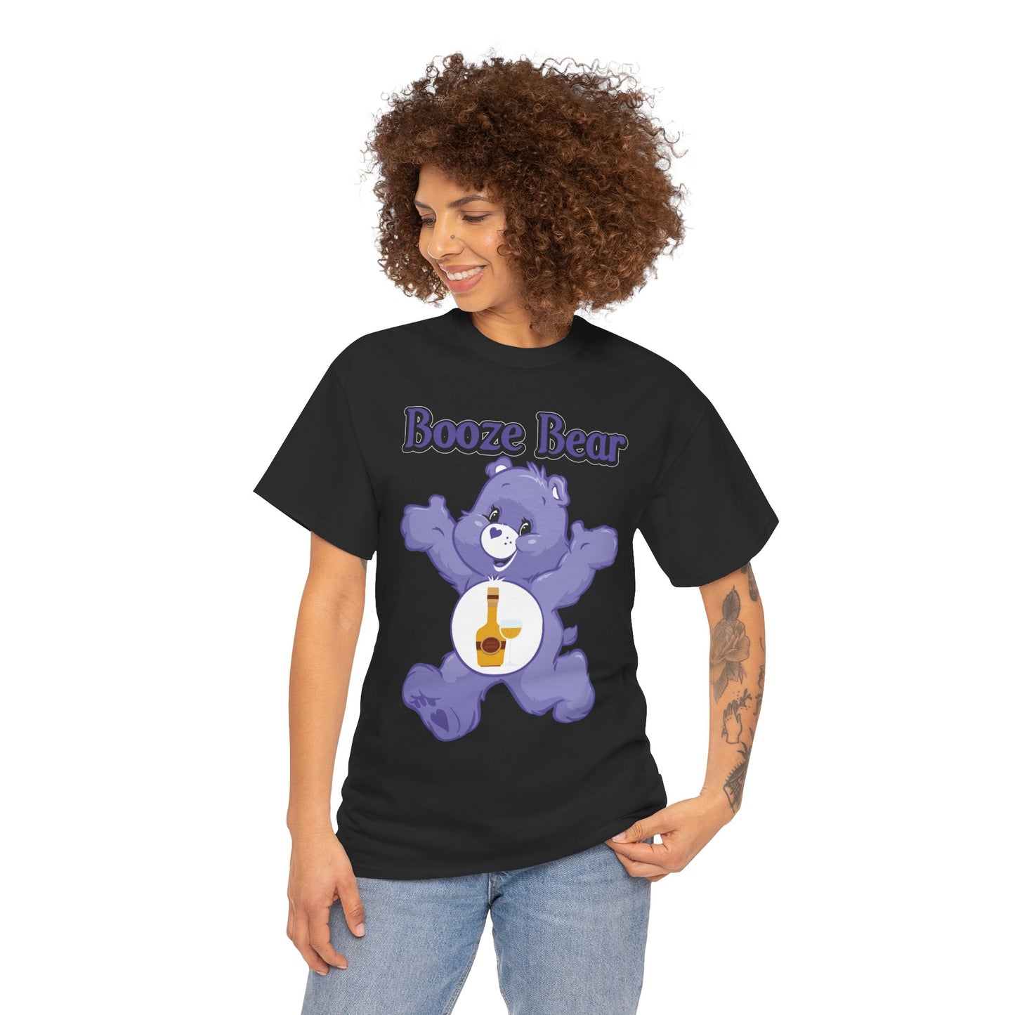 Booze Bear - Unisex Heavy Cotton Tee