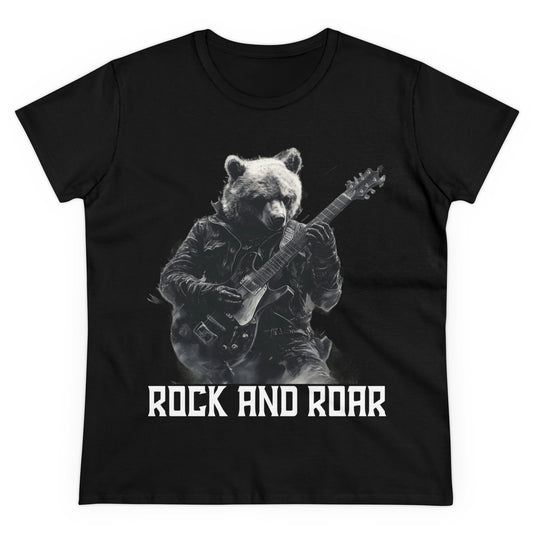 Rock and Roar - Women's Midweight Cotton Tee