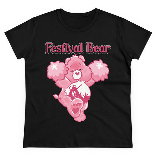 Festival Bear - Women's Midweight Cotton Tee