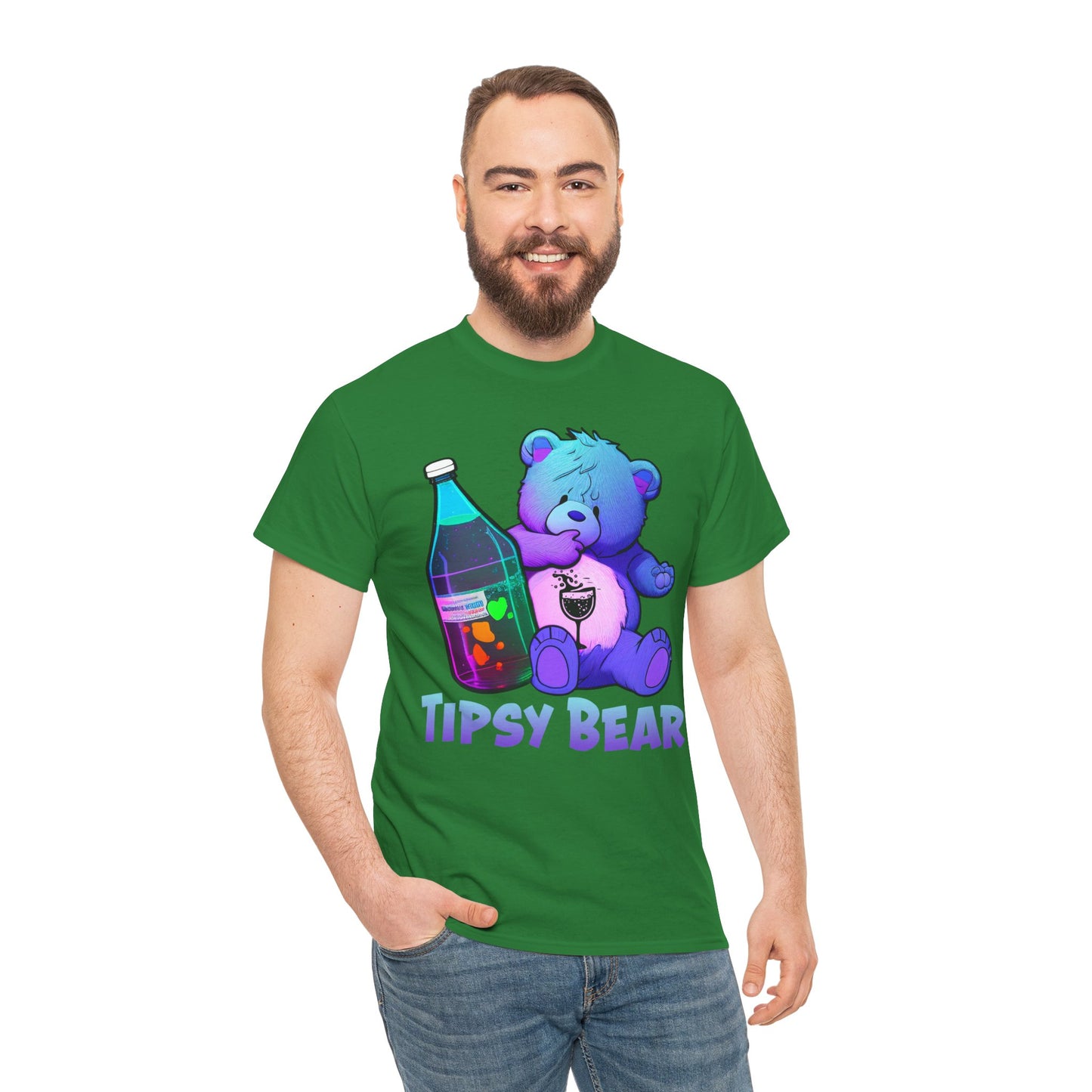 Tipsy Bear - Unisex Heavy Cotton Tee