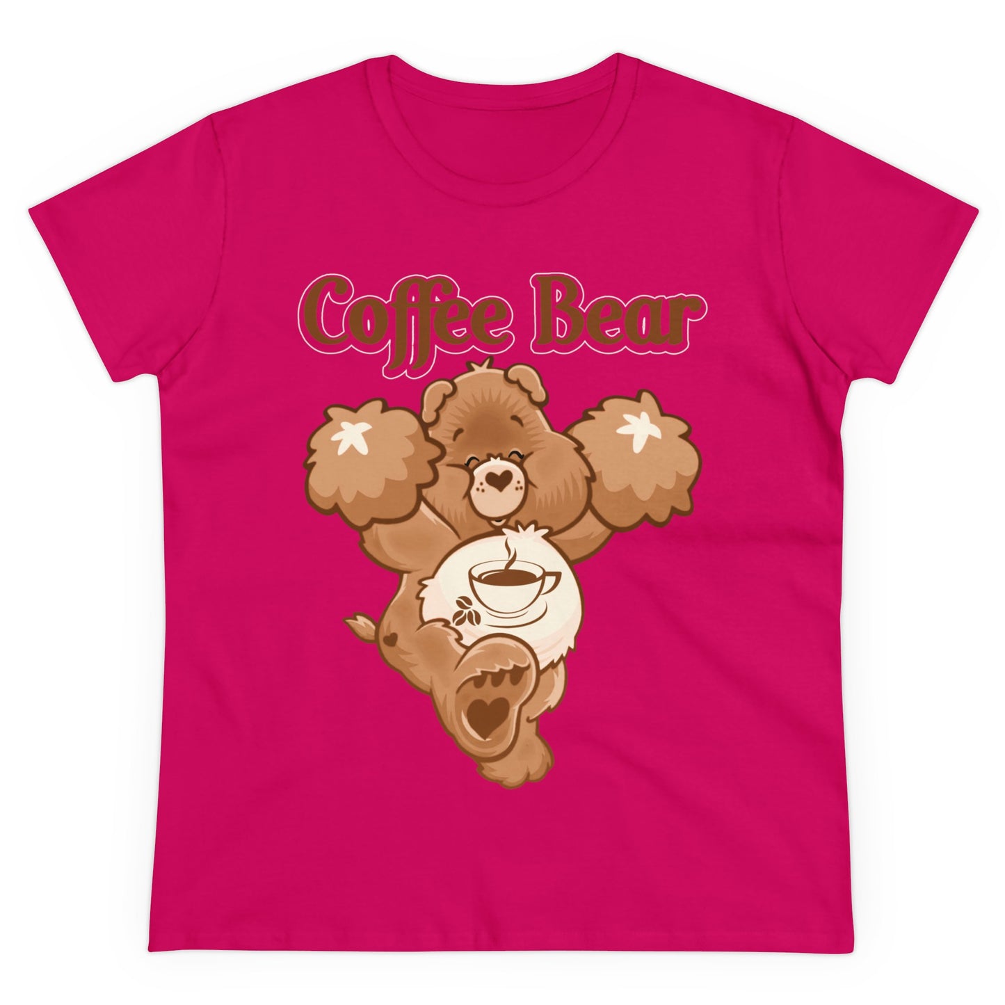 Coffee Bear - Women's Midweight Cotton Tee