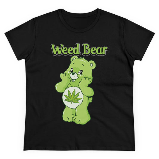 Weed Bear - Women's Midweight Cotton Tee