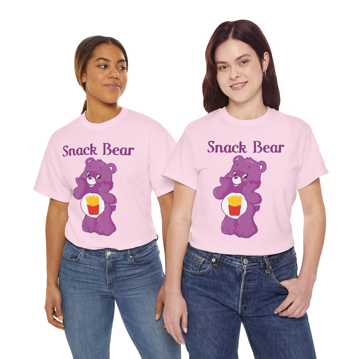 Snack Bear - Unisex Heavy Cotton Tee