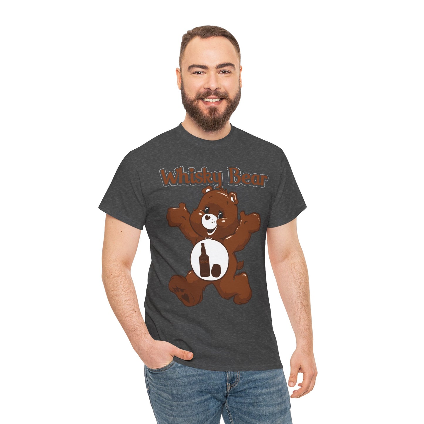 Whisky Bear - Unisex Heavy Cotton Tee