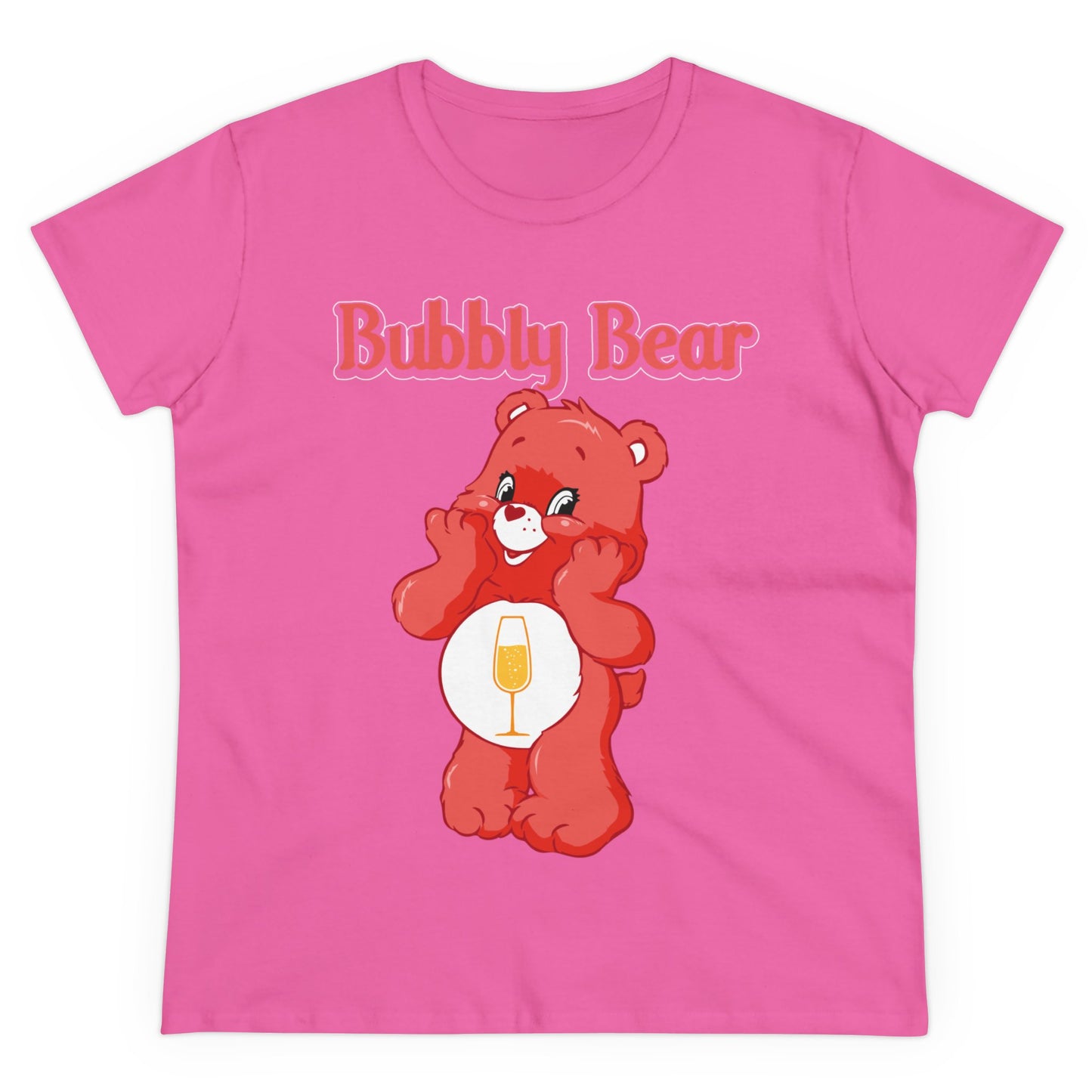 Bubbly Bear - Women's Midweight Cotton Tee