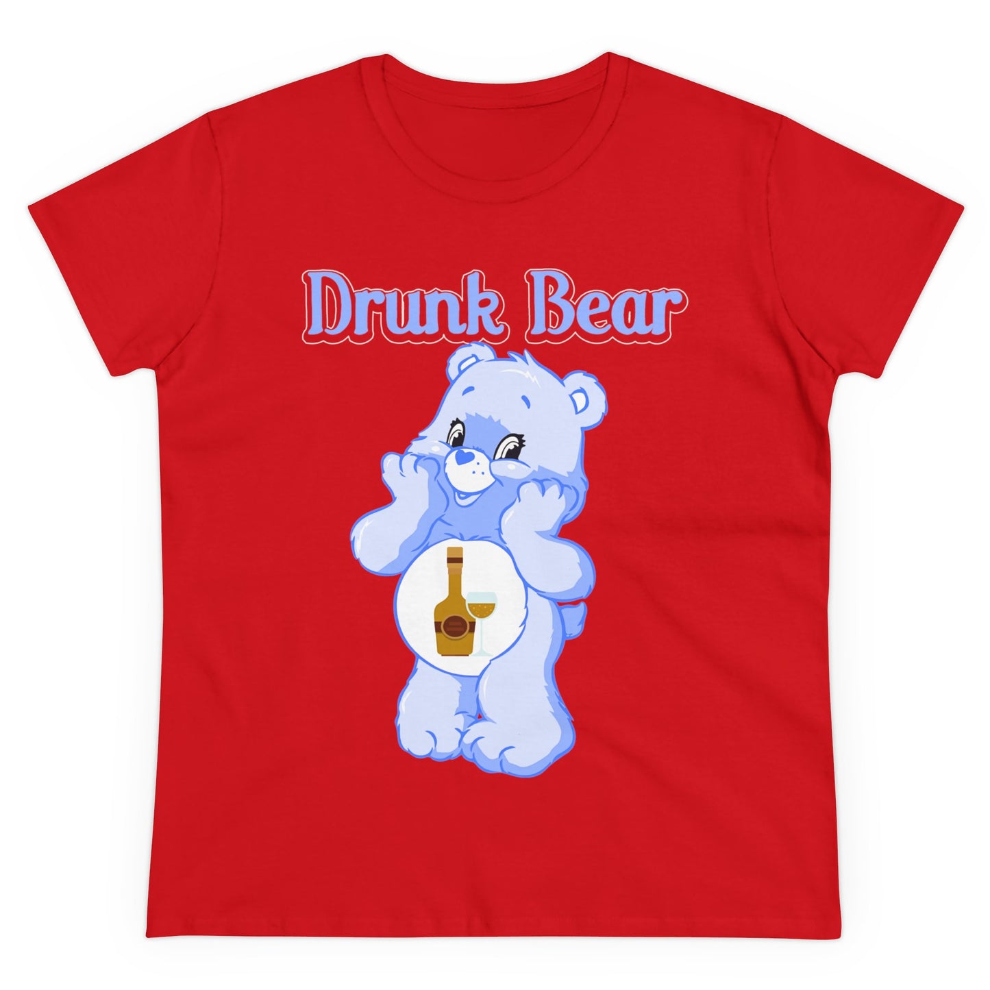 Drunk Bear - Women's Midweight Cotton Tee