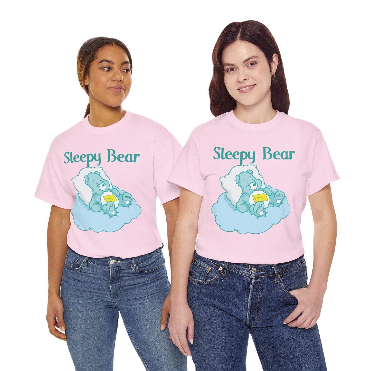 Sleepy Bear - Unisex Heavy Cotton Tee