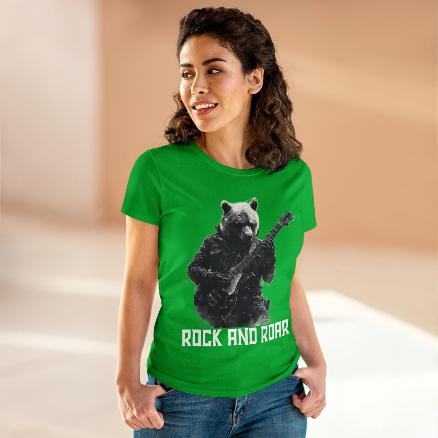 Rock and Roar - Women's Midweight Cotton Tee