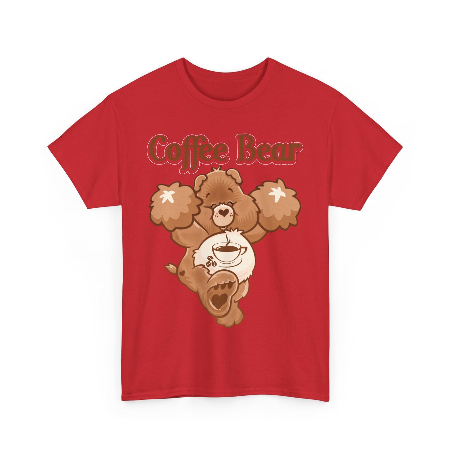 Coffee Bear - Unisex Heavy Cotton Tee