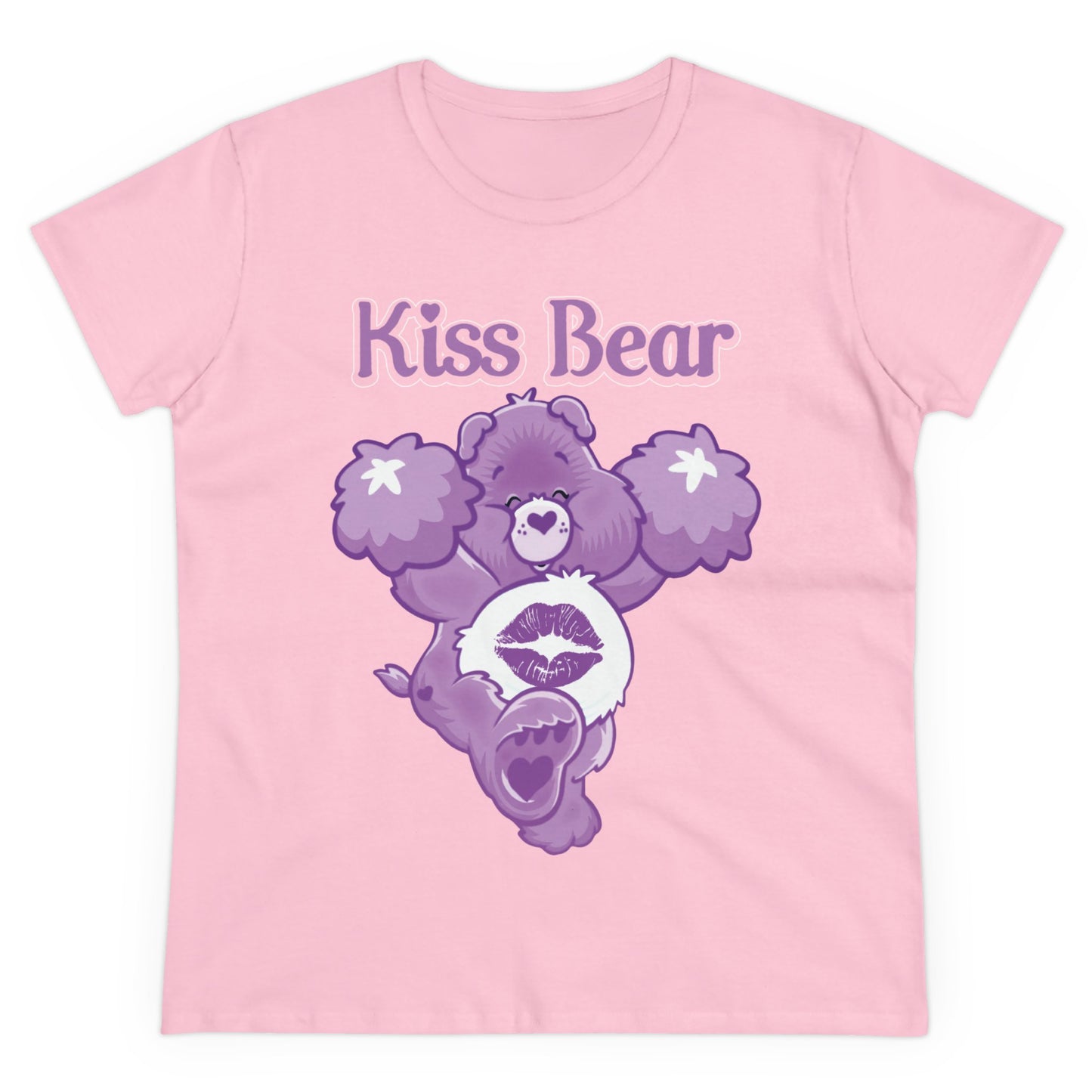 Kiss Bear - Women's Midweight Cotton Tee