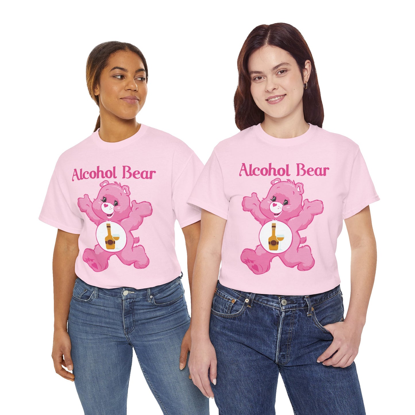 Alcohol Bear - Unisex Heavy Cotton Tee