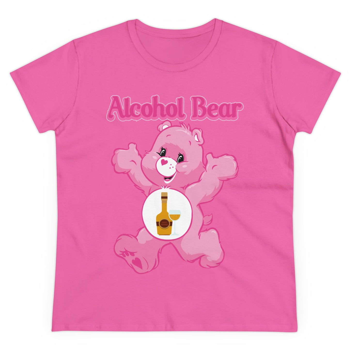 Alcohol Bear - Women's Midweight Cotton Tee