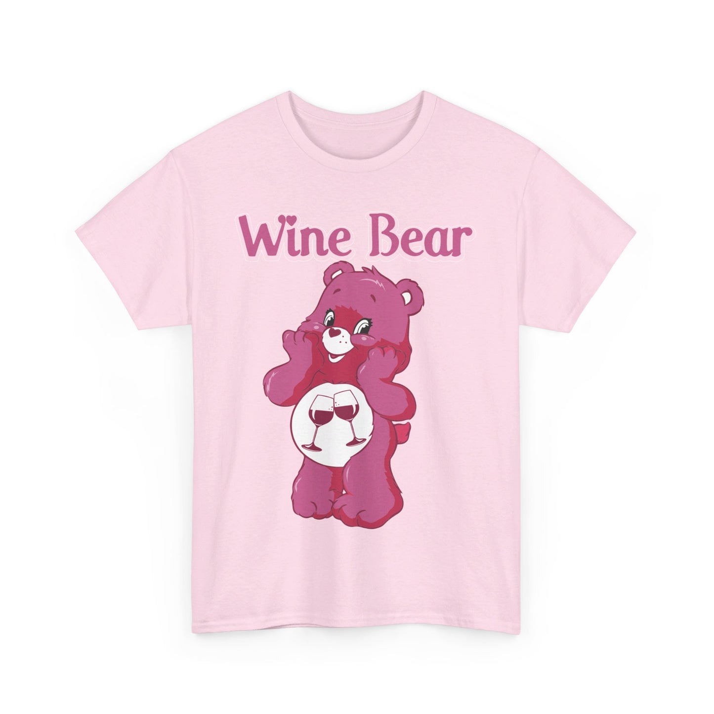 Wine Bear - Unisex Heavy Cotton Tee