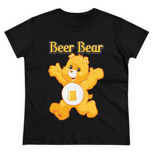 Beer Bear - Women's Midweight Cotton Tee