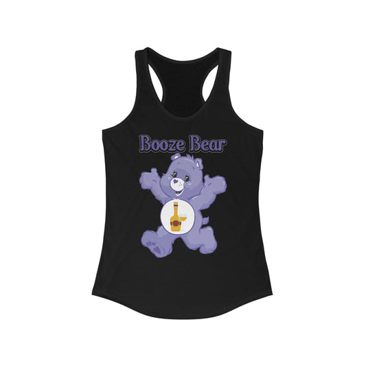 Booze Bear - Women's Ideal Racerback Tank