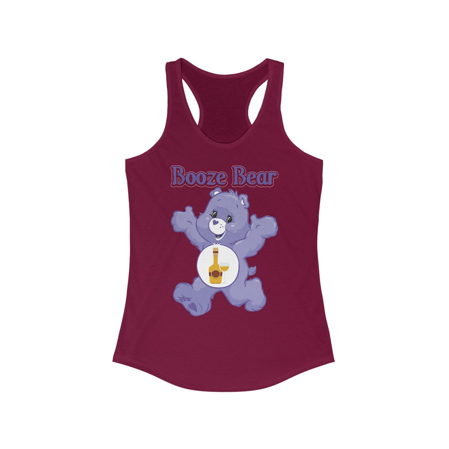 Booze Bear - Women's Ideal Racerback Tank