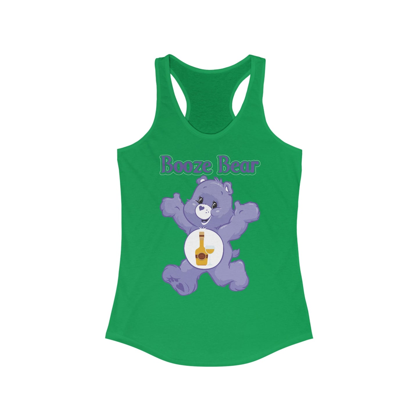 Booze Bear - Women's Ideal Racerback Tank