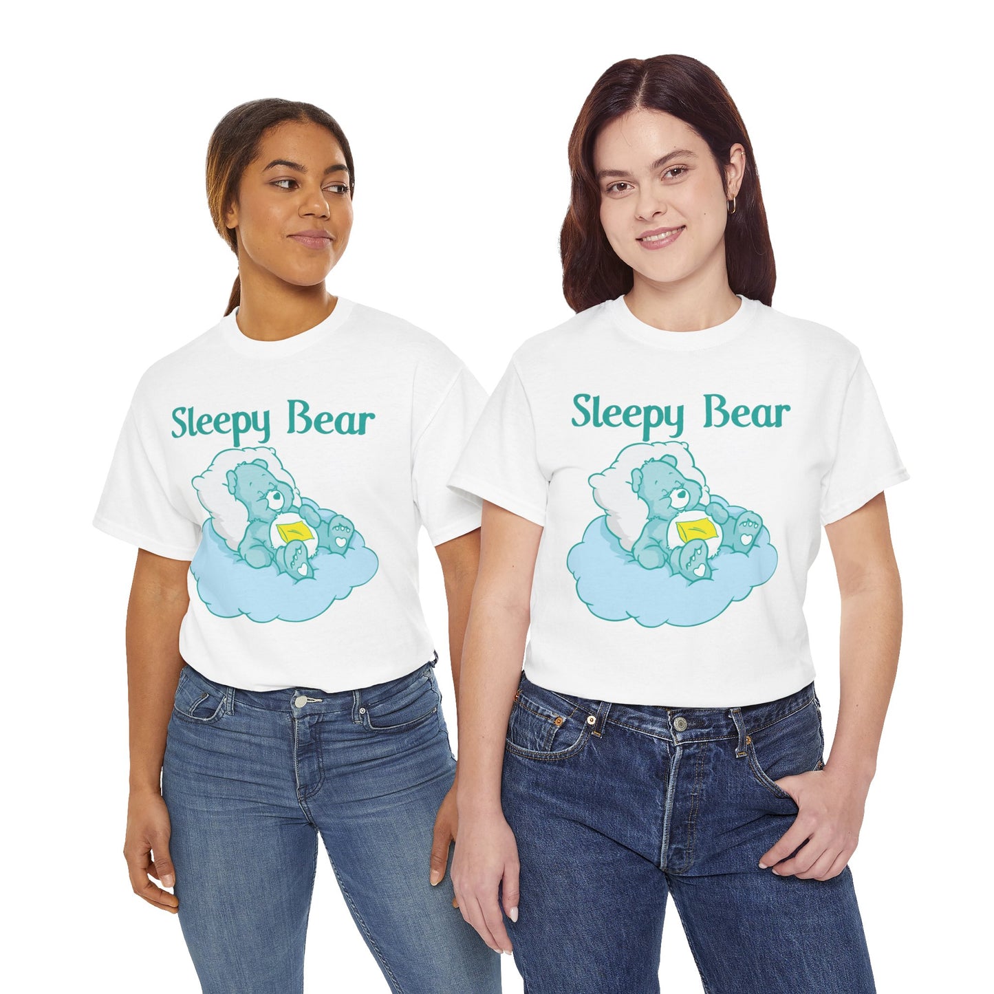 Sleepy Bear - Unisex Heavy Cotton Tee