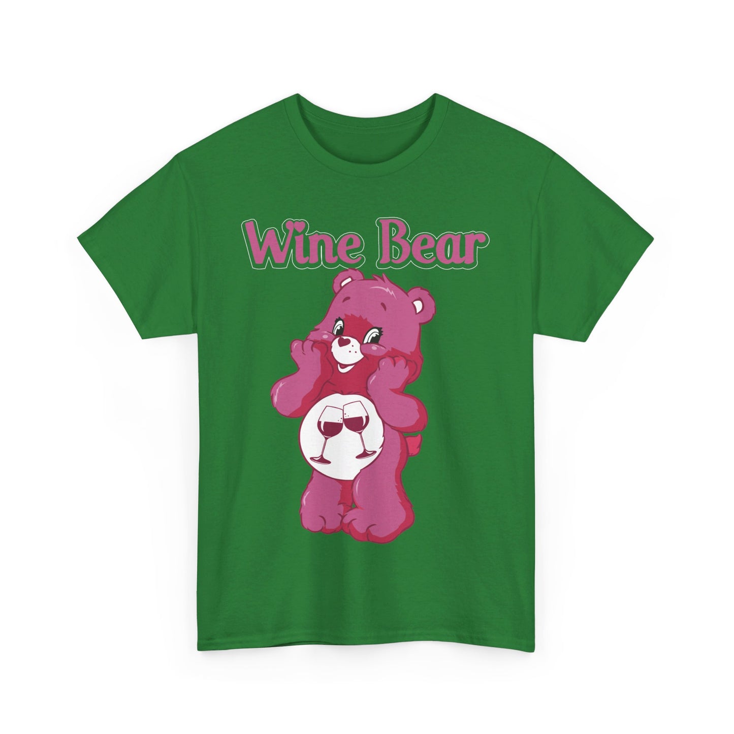 Wine Bear - Unisex Heavy Cotton Tee